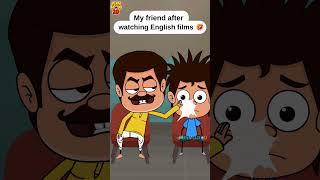 Englipeesu🤣🤣 funmoji2d comedy shortvideos funny english shorts love lover cartoon [upl. by Harilda]