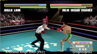 How to play as the referee Mills Lane in Knockout kings 2000 Cheats [upl. by Egin]