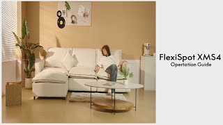 Tuorial  How to Operate Your FlexiSpot Power Reclining Modular Sofa XMS4 [upl. by Dyanna266]