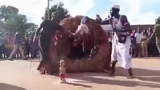 watch voodoo ritual being performed could that be a tokoloshe moving inside [upl. by Assirt]