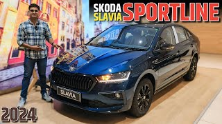 2024 Skoda Slavia Sportline Variant Review and Walkaround 🚀🚀 l New Skoda Slavia Sportline l MRCars [upl. by Laurentium]