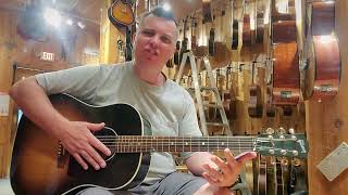 Gibson J45 Review and Demo  normal guy acoustic guitars [upl. by Carrie242]