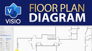 How To Draw a Simple Floor Plan in Visio [upl. by Meda]