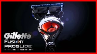 Gillette Fusion ProGlide Flexball Razor  Shaving Gel Limited Edition UNBOXING [upl. by Dorothi]