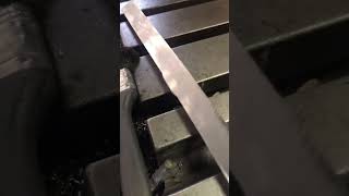 MILLING MACHINING CARBON STEEL WELDED PLATES FOR BEND TESTING WITH A 40MM FORMER SIZE [upl. by Cyrill]