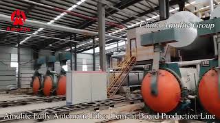 High Capacity Fiber Cement Board Making Machine [upl. by Sullecram670]