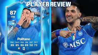 CHEAP OP BEAST 😎 87 FANTASY POLITANO PLAYER REVIEW FC 24 ULTIMATE TEAM [upl. by Hacissej]