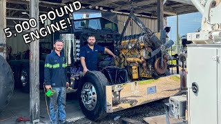 CAT 3406E Engine Removal and Tear Down from my Peterbilt 379 [upl. by Brabazon]