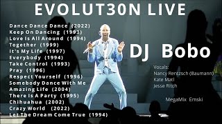 DJ BOBO  EVOLUT30N LIVE  MegaMix Emski [upl. by Gaal]