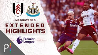 Fulham v Newcastle United  PREMIER LEAGUE HIGHLIGHTS  9212024  NBC Sports [upl. by Fiora]