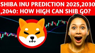 Shiba Inu Price Prediction for 2025 2030 amp 2040 Will SHIB Make Millionaires [upl. by Gudrun]