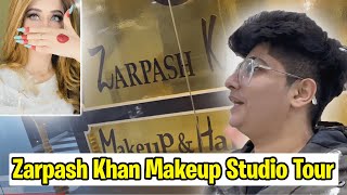 Zarpash Khan Makeup Studio Full Tour  mdvlogs9337 [upl. by Senskell]