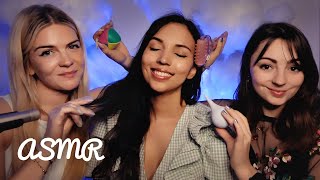 ASMR  Mes copines ASMRSerena et RoxaneASMR mendorment [upl. by Yrocej173]