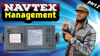 Navtex ManagementPart 2 Practical Video amp Navtex Station Message area Management [upl. by Cioban]