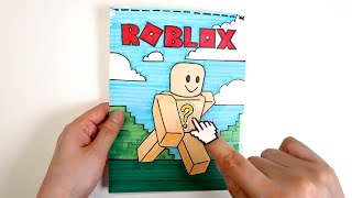 Paper diy  로블록스 만들기 블라인드백 Roblox outfit blind bag tutorial  종이놀이 asmr [upl. by Ahron]