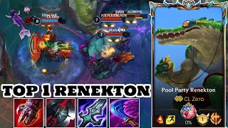 Wild Rift Renekton  Top 1 Renekton Gameplay Rank Challenger [upl. by Judas44]