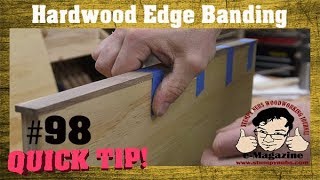 How to make hardwood edge banding look good [upl. by Mendive374]