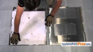 How To WhirlpoolKitchenAidMaytag Door Panel W10301577 [upl. by Pedroza]