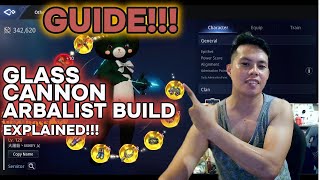 MIR4 GLOBAL  GUIDE FOR ARBALIST GLASS CANNON BUILD EXPLAINED BY 500 PLAYS [upl. by Tija38]