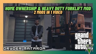 How To Install The Home Ownership amp Heavy Duty Forklift Mod GTAV PC Mods [upl. by Allak145]