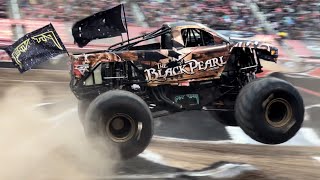 Monster Jam  Stadium Tour Red Finale Intros and Racing Salt Lake City 2022 [upl. by Gradeigh]