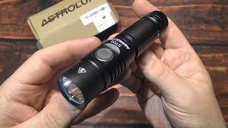 AstroLux ST01 Flashlight Review [upl. by Airlie334]