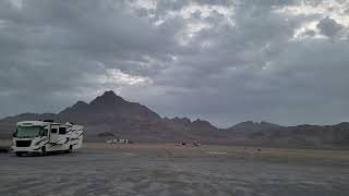 Campsite on the hill at Bonneville Utah Landspeed Record Week [upl. by Pedrotti]