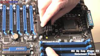 MSI Big Bang XPower X58 Motherboard Preview [upl. by Dragoon]