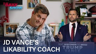 Meet JD Vance’s Likability Coach Nathaniel Gordon  The Daily Show [upl. by Ardnod]