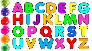 A to Z Kids rhymes collection for writing alongdotted lines for toddler Alphabet ABC song AB [upl. by Balliol585]