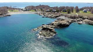 Nahant MA Cliffs and Beaches in 4K  DJI Mavic Air Drone [upl. by Searby445]