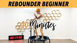 30 Minutes Rebounder Workout Lymphatic System Drainage  Warm Up amp Cool Down Stretch [upl. by Forster]