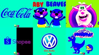 Super Logo Mega Compilation Baby Beavers Logo Coca Cola Volkswagen Shopee Logo Effects [upl. by Nozicka]