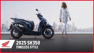 New 2025 SH350 Timeless Style  Scooter  Honda [upl. by Ayrolg]