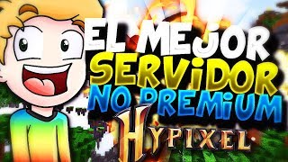 EL NUEVO HYPIXEL NO PREMIUM 2018 SIN LAG😱  EL MEJOR SERVIDOR HYPIXEL NO PREMIUM 18 SKYWARS [upl. by Airla]