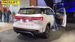 New MG Hector Plus 7 Seater Facelift 2023  Detailed Review [upl. by Luckett]