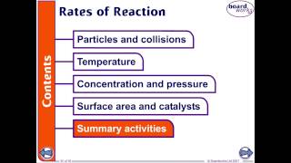 GCSE Chemistry Essentials 4  Rates of Reaction [upl. by Lizzy]