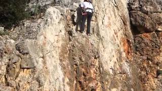 Arrampicata sul Montalbo  versante di Lodè  locVecchio Frantoio Portelittos [upl. by Kilk]