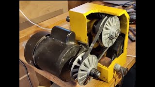 How to change Motor Pulleys Headstock Bearings and Belt on Perform CCL Variable Speed Wood Lathe [upl. by Kudva670]