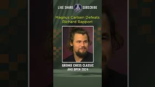 GRENKE Chess Classic and Open 2024  Magnus Carlsen Defeats Richard Rapport [upl. by Croner]