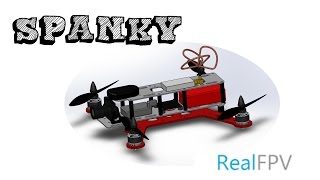 Spanky  mini quad Real FPV  Dron de carreras [upl. by Vey683]