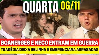 CABOCLA Capítulo Hoje QUARTA 0611 Resumo Completo Novela Vale a Pena Ver de Novo Globo ao vivo [upl. by Barbra]