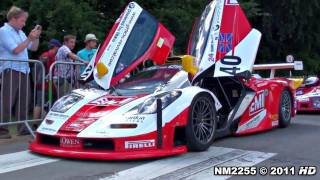 McLaren F1 GTR INSANE SOUND  Start Rev amp Fly By [upl. by Ybsorc]