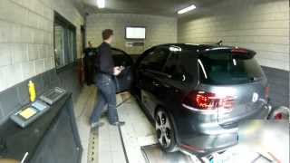 Golf 6 GTI dyno test [upl. by Zulaledairam]