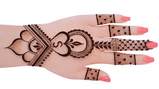 Eid SpecialEasy Simple Backhand Mehndi designStylish Mehndi designsMehandi ka designMehandiHenna [upl. by Onitsuj960]