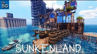 New Big Update Waterworld Survival Starting Fresh Again  Sunkenland Gameplay Part 1 [upl. by Noled]