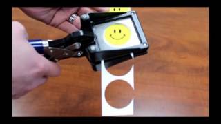 How to Use The Graphic Hand Punch For ButtonBadge Making [upl. by Giustino]