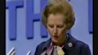 Margaret Thatcher Speech to Tory Conference 1982 Part 5 [upl. by Merceer]