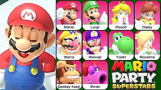 Mario Party Superstars Laughing All Characters [upl. by Aerdnaid]