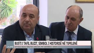 SHOQATA “TAFIL BUZI” KËRKON VENDOSJEN E BUSTIT TË TAFIL BUZIT [upl. by Antonietta]